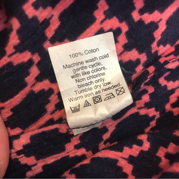J Crew navy and pink tunic size xs - Picture 4 of 7